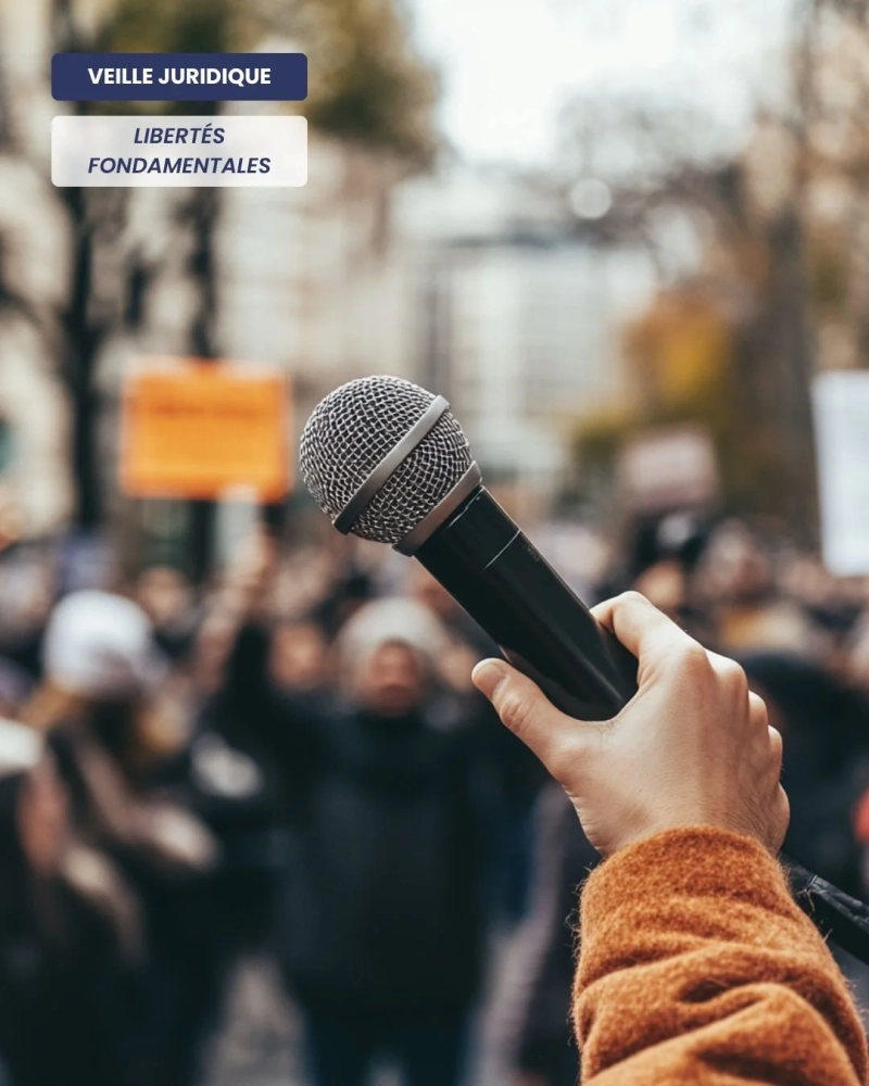 LIBERTÉS FONDAMENTALES – Délit d’entrave à la circulation et liberté d’expression dans le cadre d’une manifestation pacifique 
