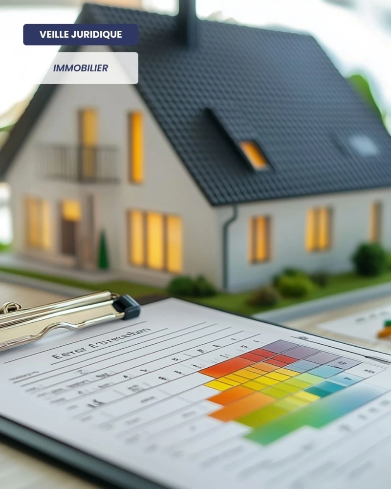 IMMOBILIER – DPE : de nouvelles informations obligatoires à compter du 1er janvier 2027